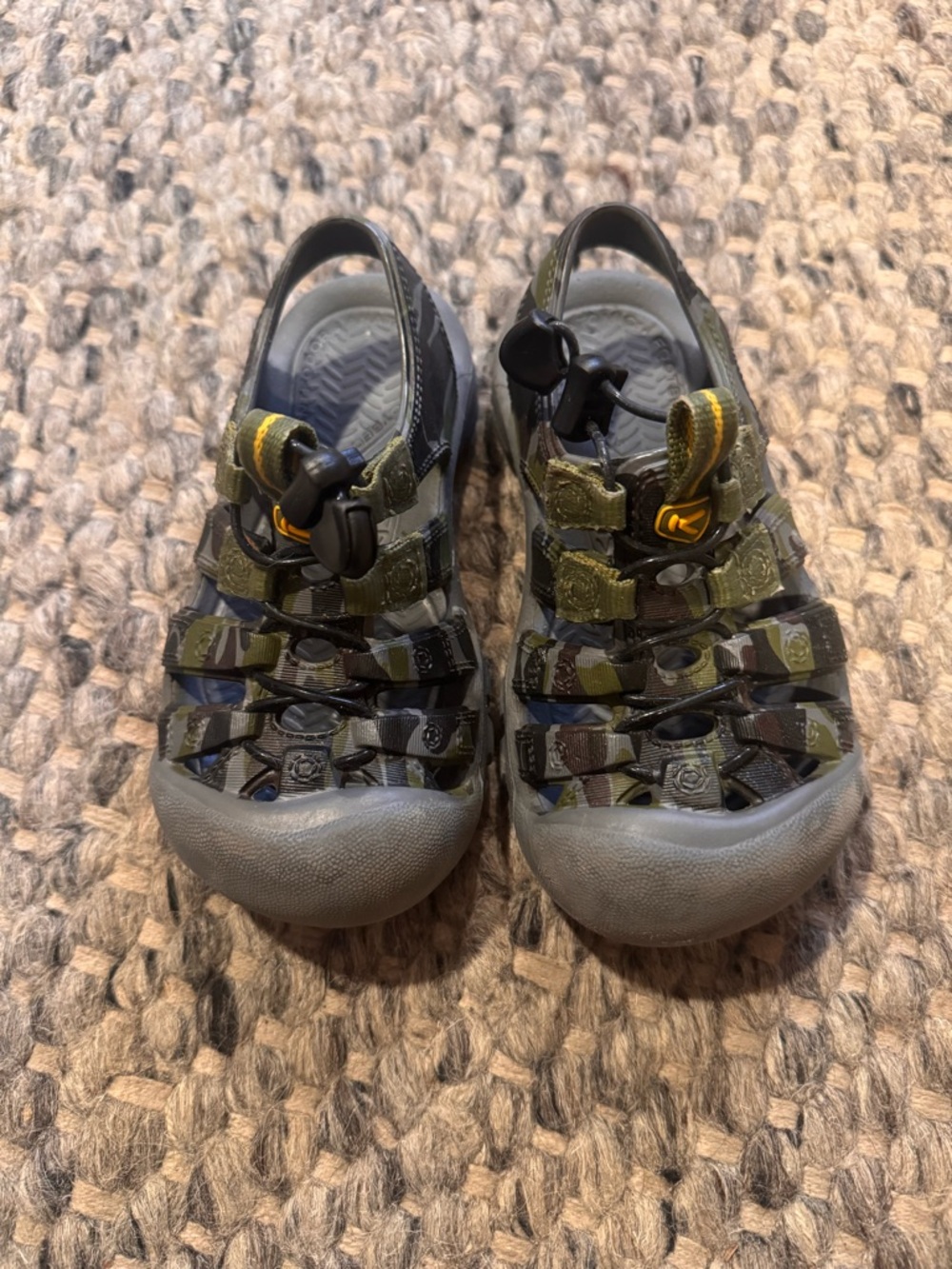 Keen Kids Olive Green and Gray Water Shoes